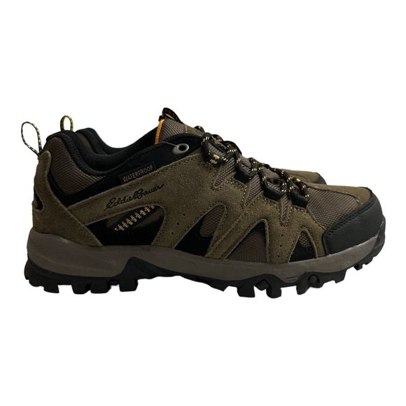 Eddie Bauer Men's Water Resistant Suede & Mesh Lake Union Low Hiker Boot New in - Picture 1 of 2